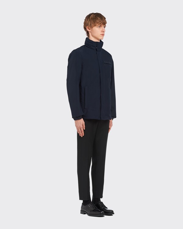 Technical fabric blouson jacket - Navy Technical fabric blouson jacket - Navy