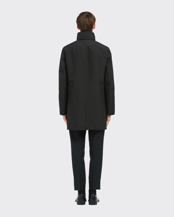 Technical fabric raincoat - Black Technical fabric raincoat - Black