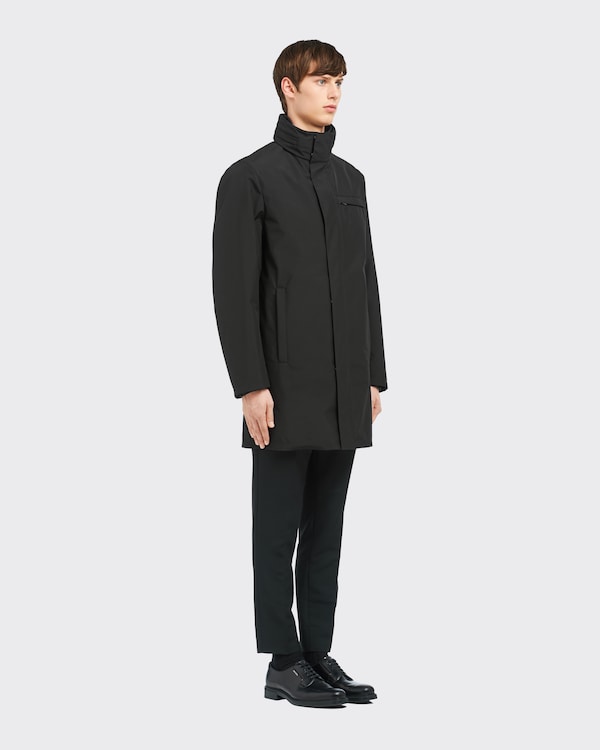 Technical fabric raincoat - Black Technical fabric raincoat - Black