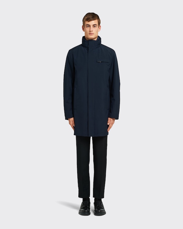 Technical fabric raincoat - Navy Technical fabric raincoat - Navy