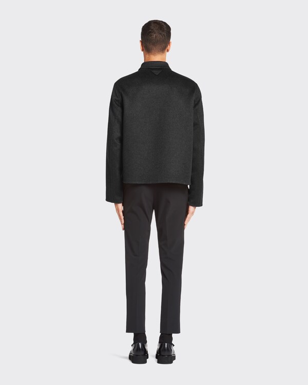 Cashmere blouson jacket - Black Cashmere blouson jacket - Black