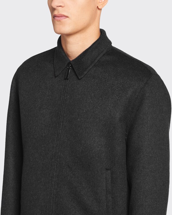 Cashmere blouson jacket - Black Cashmere blouson jacket - Black