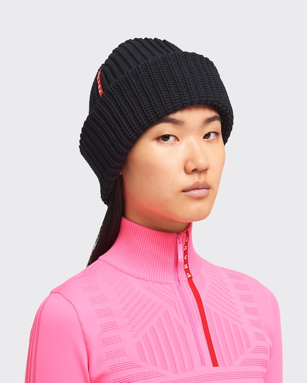 Tec Rec Nylon Ribbed Beanie - Black Tec Rec Nylon Ribbed Beanie - Black