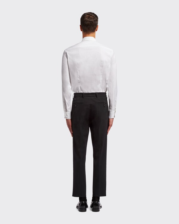 Stretch technical fabric trousers - Black Stretch technical fabric trousers - Black