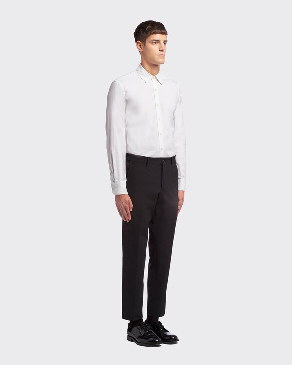 Stretch technical fabric trousers - Black Stretch technical fabric trousers - Black
