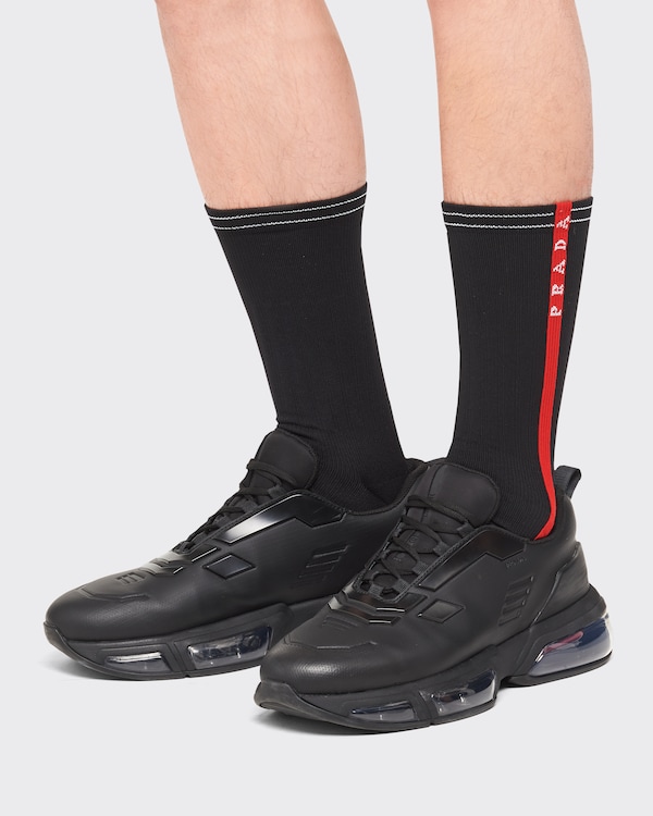 Technical yarn ankle socks - Black Technical yarn ankle socks - Black