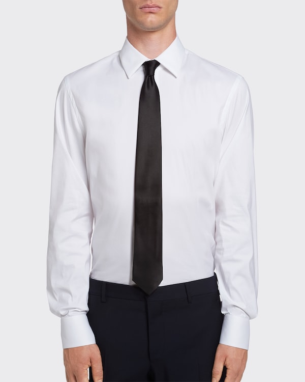 Satin tie - Black Satin tie - Black