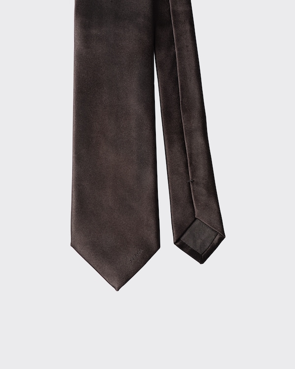 Satin tie - Black Satin tie - Black
