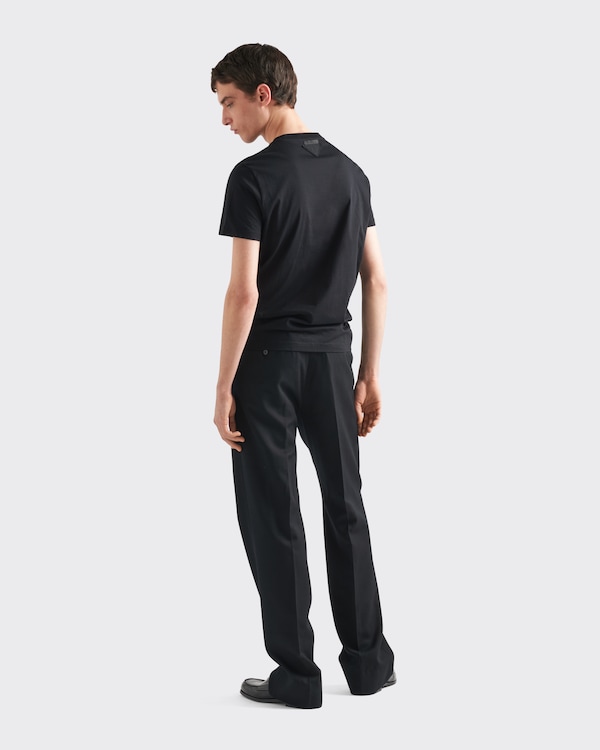 Cotton T-shirts - Three-pack - Black Cotton T-shirts - Three-pack - Black