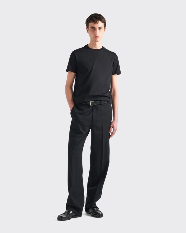 Cotton T-shirts - Three-pack - Black Cotton T-shirts - Three-pack - Black