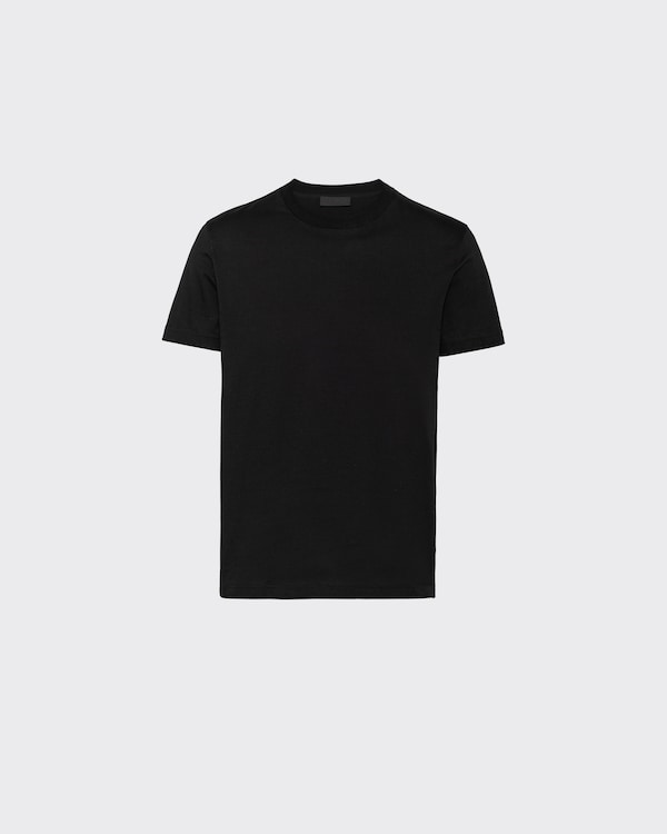 Cotton T-shirts - Three-pack - Black Cotton T-shirts - Three-pack - Black