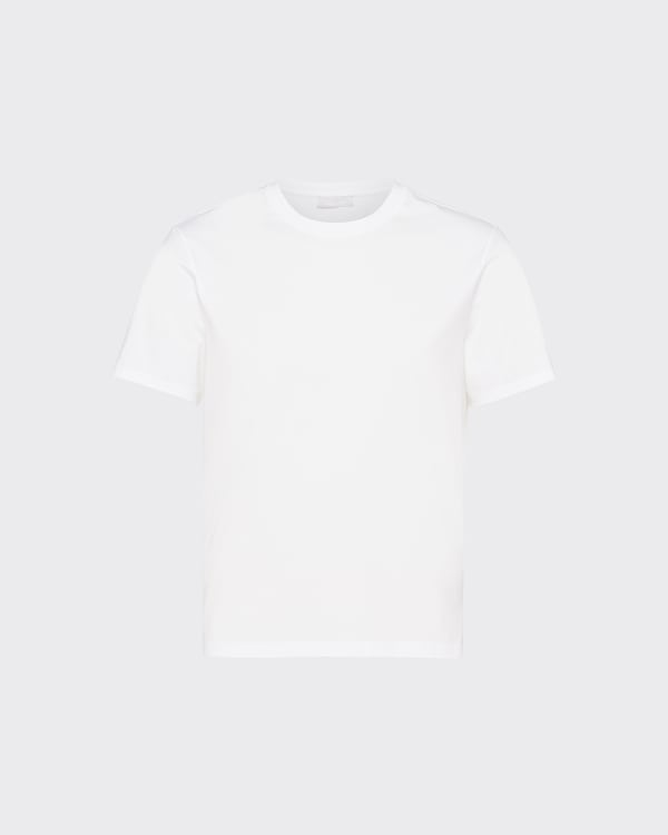 Stretch cotton T-shirt - White Stretch cotton T-shirt - White