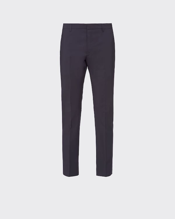 Light stretch wool pants - Navy Light stretch wool pants - Navy